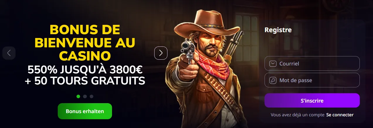 Bannière promotionnelle officielle de Zizobet Casino